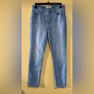 Free People Light Blue Straight Leg Jeans